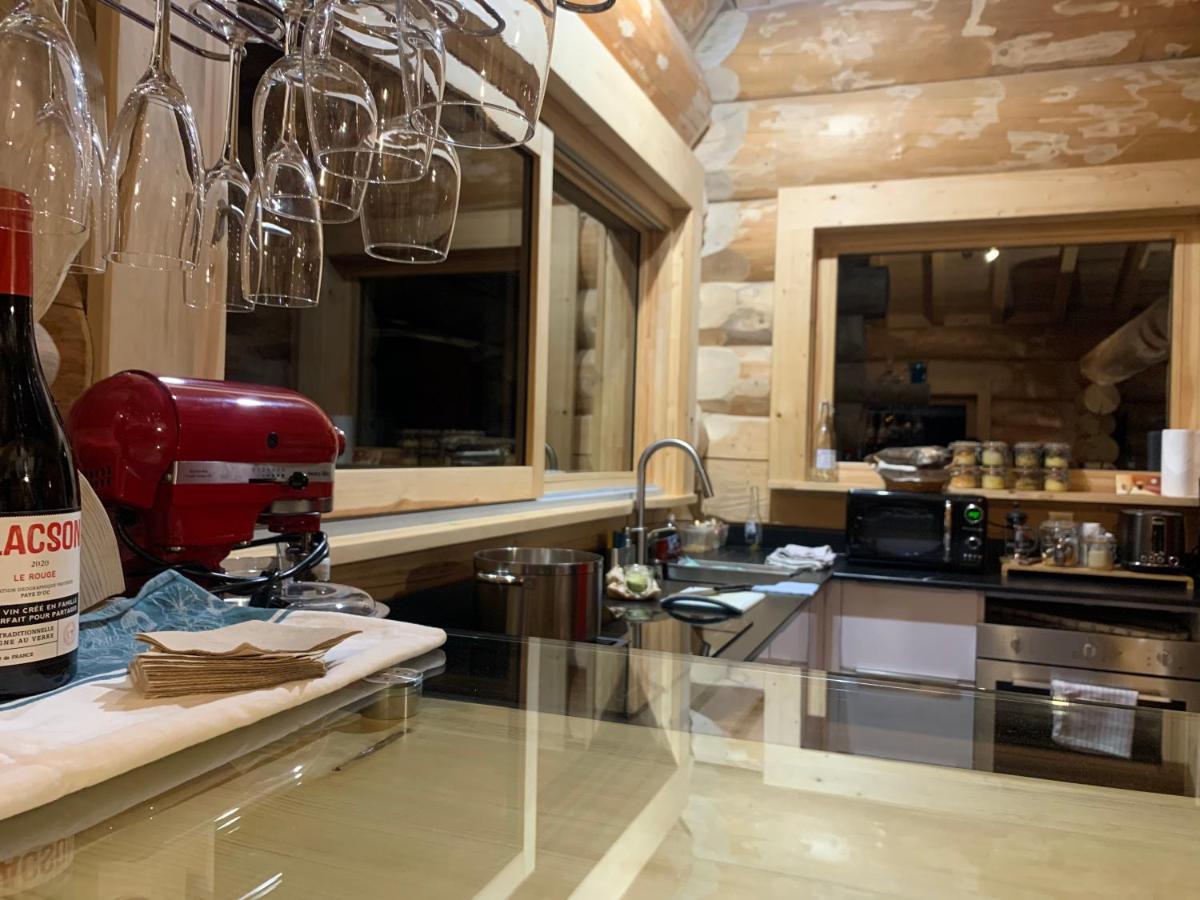 Chalet Anzac Chalet 5 Etoiles En Rondins Tout Neuf Unique Dans Les Aravis Les Villards-sur-Thônes Dış mekan fotoğraf