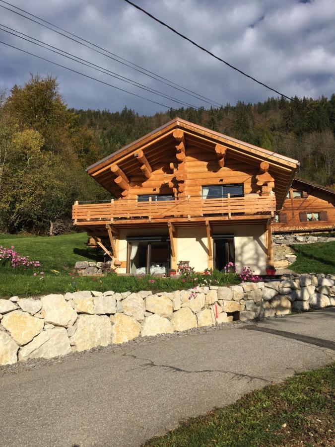 Chalet Anzac Chalet 5 Etoiles En Rondins Tout Neuf Unique Dans Les Aravis Les Villards-sur-Thônes Dış mekan fotoğraf