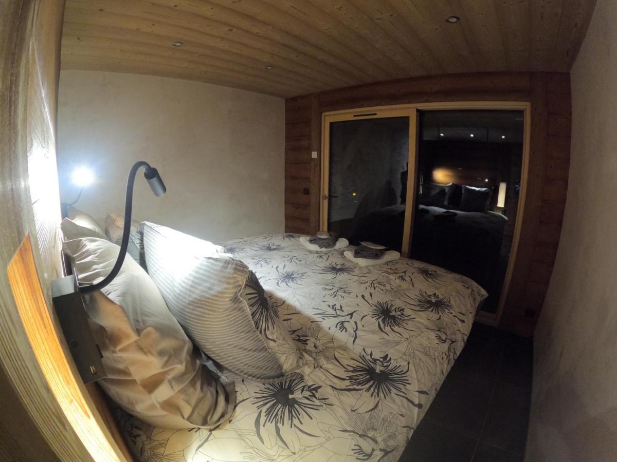 Chalet Anzac Chalet 5 Etoiles En Rondins Tout Neuf Unique Dans Les Aravis Les Villards-sur-Thônes Dış mekan fotoğraf