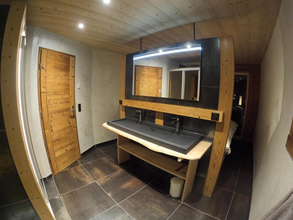 Chalet Anzac Chalet 5 Etoiles En Rondins Tout Neuf Unique Dans Les Aravis Les Villards-sur-Thônes Dış mekan fotoğraf