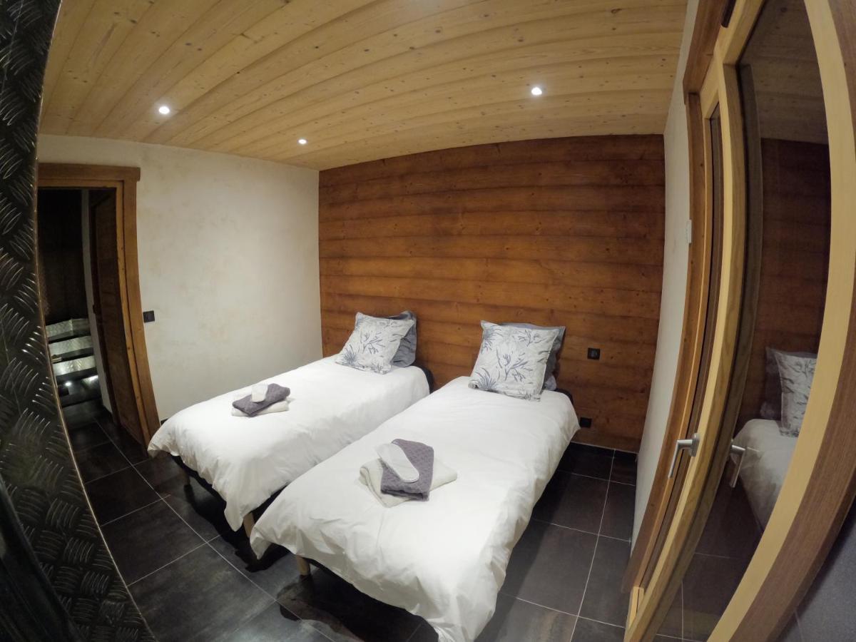 Chalet Anzac Chalet 5 Etoiles En Rondins Tout Neuf Unique Dans Les Aravis Les Villards-sur-Thônes Dış mekan fotoğraf
