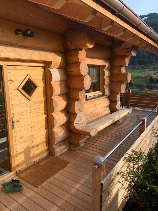 Chalet Anzac Chalet 5 Etoiles En Rondins Tout Neuf Unique Dans Les Aravis Les Villards-sur-Thônes Dış mekan fotoğraf
