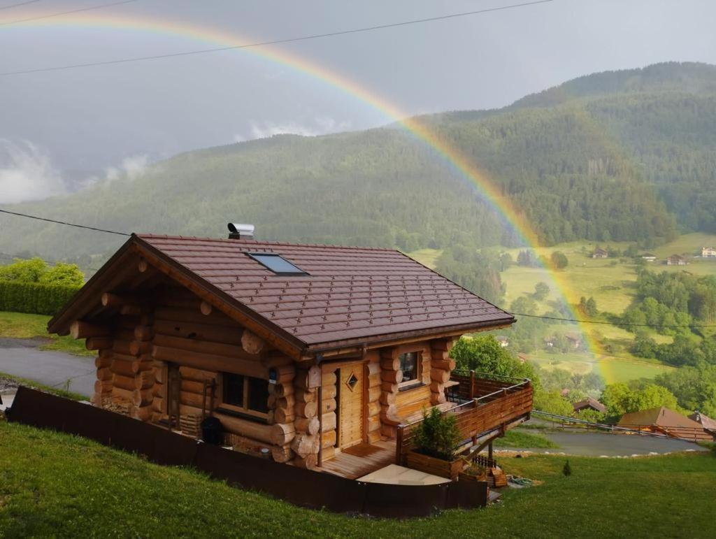 Chalet Anzac Chalet 5 Etoiles En Rondins Tout Neuf Unique Dans Les Aravis Les Villards-sur-Thônes Dış mekan fotoğraf